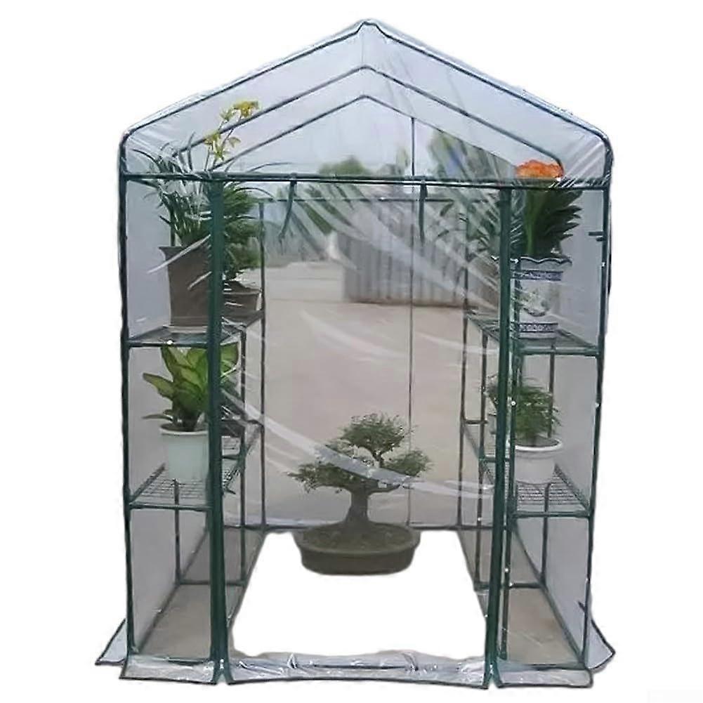 Transparent PVC greenhouse cover, easy assembly and disassembly, for indoor and outdoor use (PVC)