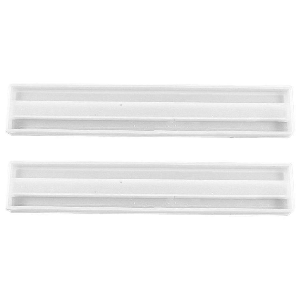 Silicone Domino Stand Mold 2PCS for DIY Epoxy Crafts – Durable, Flexible Mould for Custom Holders with Smooth Surface for Easy Use and Unique Designs
