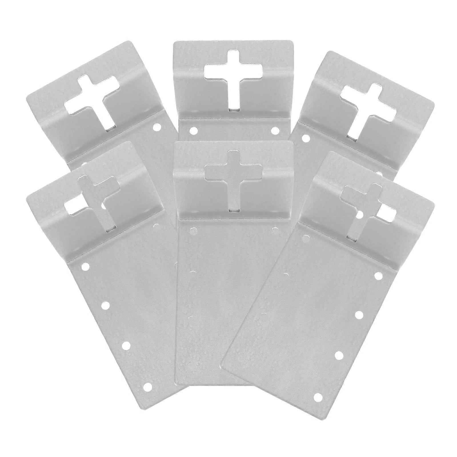 6pcs Heavy Duty T Post Bracket for Vertical Installation – Durable, Weather Resistant Support for Mailboxes, Birdhouses, and Fences