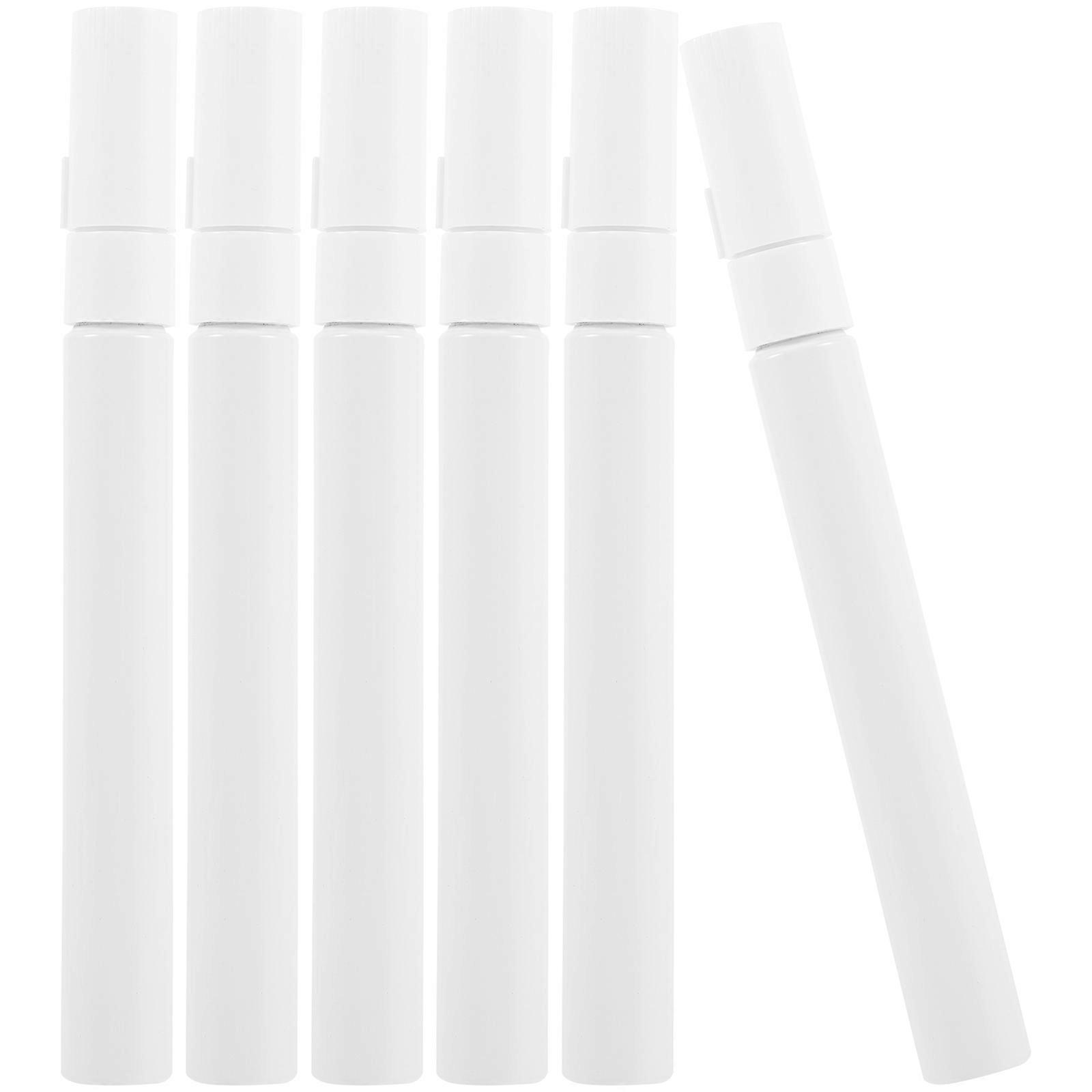 Refillable Paint Pen Shell For Painting Tools Furniture Repair Cylindrical Shape Storage Holder 6Pcs