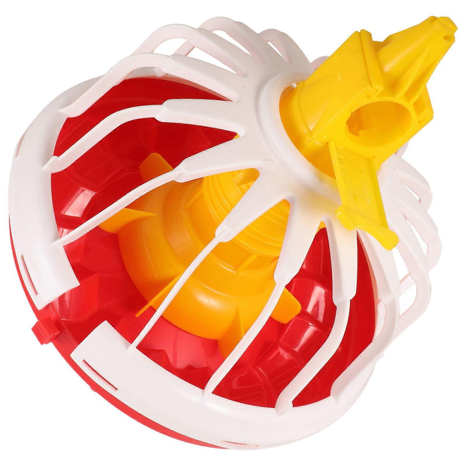 Chick Feeder Drop Resistant Plastic Chicken Feeder Simple Design For Poultry Breeders 1Pack