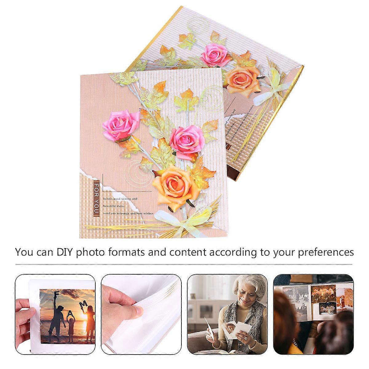 Photo Album Writing 21.5*19cm PP Rectangular Photo Storage 1Set