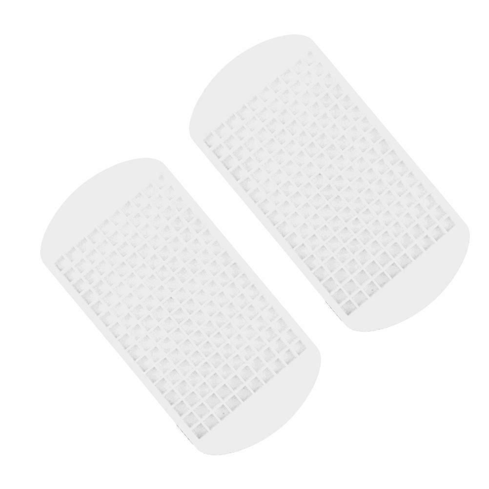 Silicone Ice Making Mold Square Refrigerator Ice Box DIY Activities 23.7*12cm White 2Pcs
