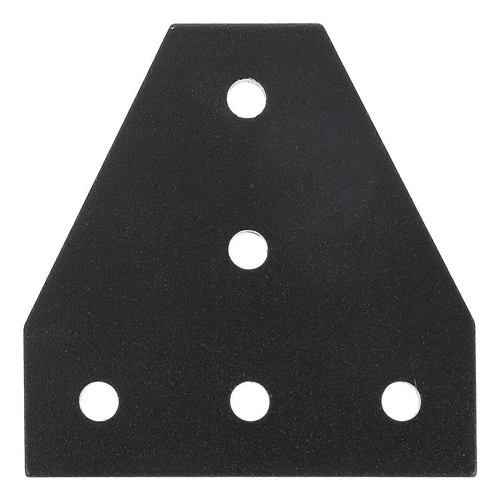 Printer Parts T-Shaped Corner Code 3D Printer Accessory Black 6x6x0.2cm Connecting 1Pack