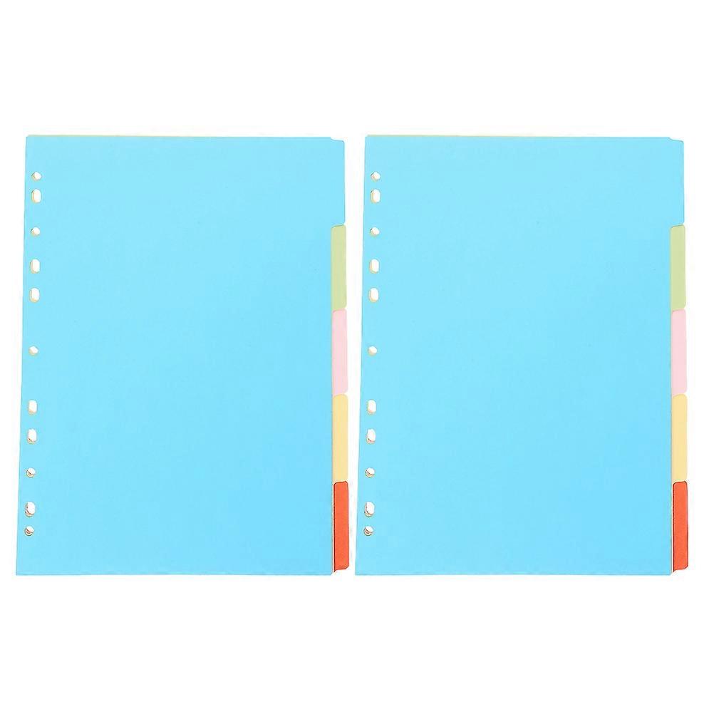 Binder Tabs Index Tab Dividers Quick Multi Colored 20 80X15 00X0 10CM Categorization 2 Sets