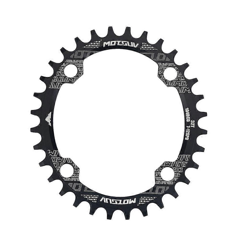Aluminum Alloy Oval Chainring for Single Speed Bike BCD 104mm 32T