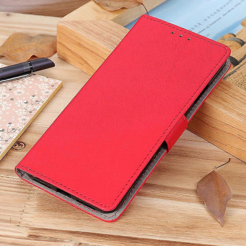 Case For Iphone 13 Red Cassette Wallet Stand Leather No873