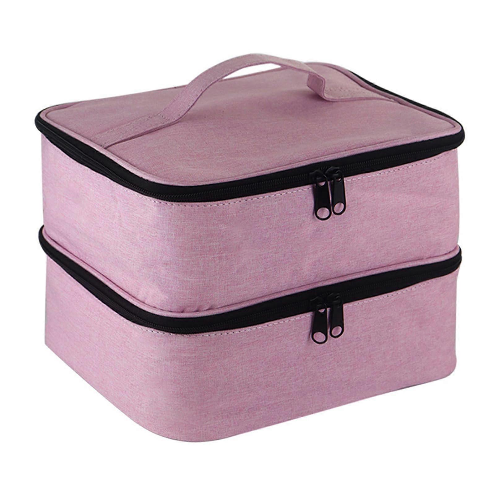 NailTech storage bag with handle for NailTech doublelayer carrying bag for 30 nail polish bottles
