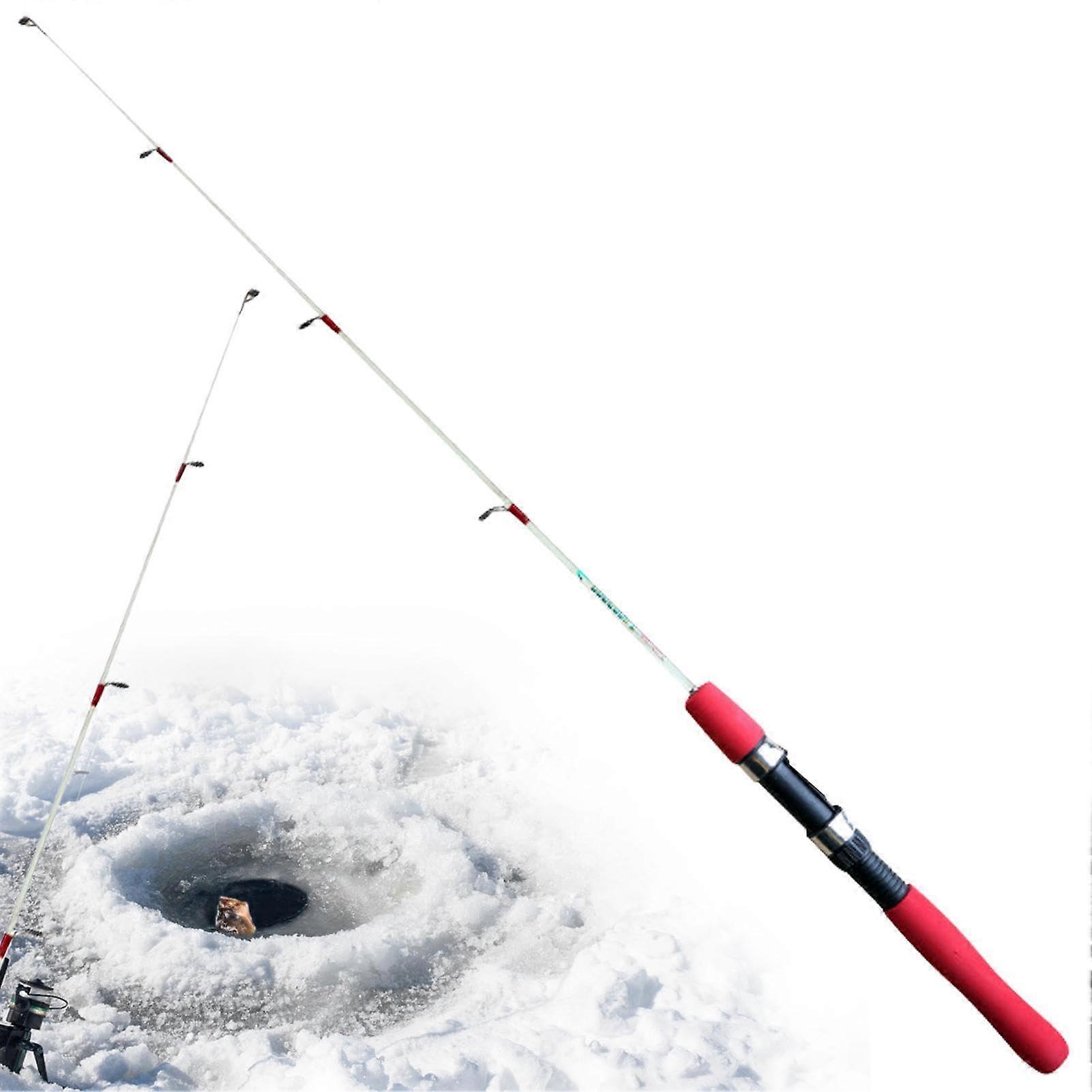 Fishing Rods For Beginners Ice Fishing Rod Ultra Short Plug In Rod Non Slip EVA Handle 80 Centimeters Kids Set