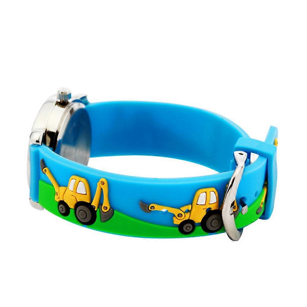 Kids Wristwatch Round Shape Alloy Material New Year present for Children 20X3CM 1Set