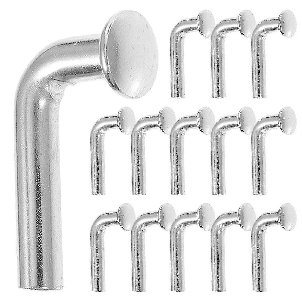 60pcs Pallet Rack Drop Pins: Safety Clips Accessory Shelving System Beam Locker Drop Pin for Warehouse and Home Use Silver