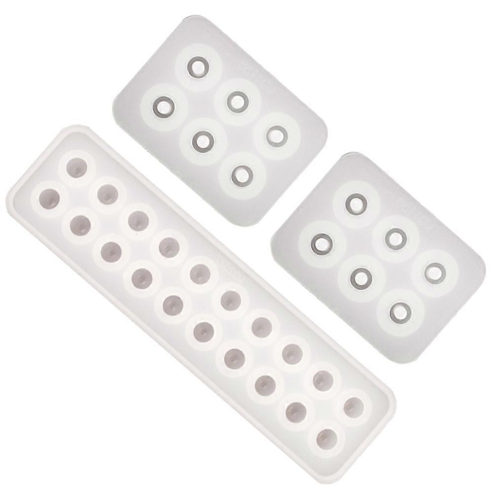 3PCS Crystal Epoxy Silicone Pendant Molds for DIY Jewelry Making – Durable, Flexible, Non Stick & Easy to Moulds for Pendant Creation