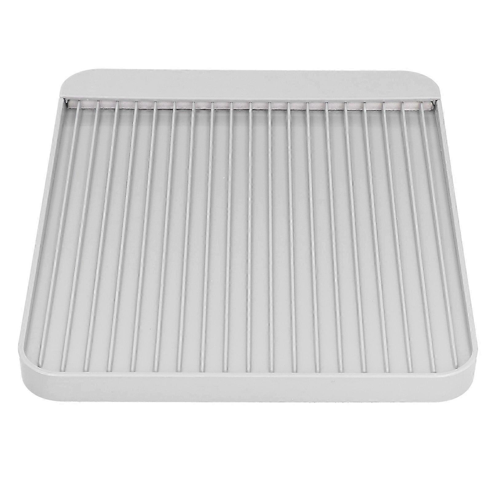 Countertop dish drying rack for kitchen storage, sink draining rack for tableware organization, essential kitchen accessories