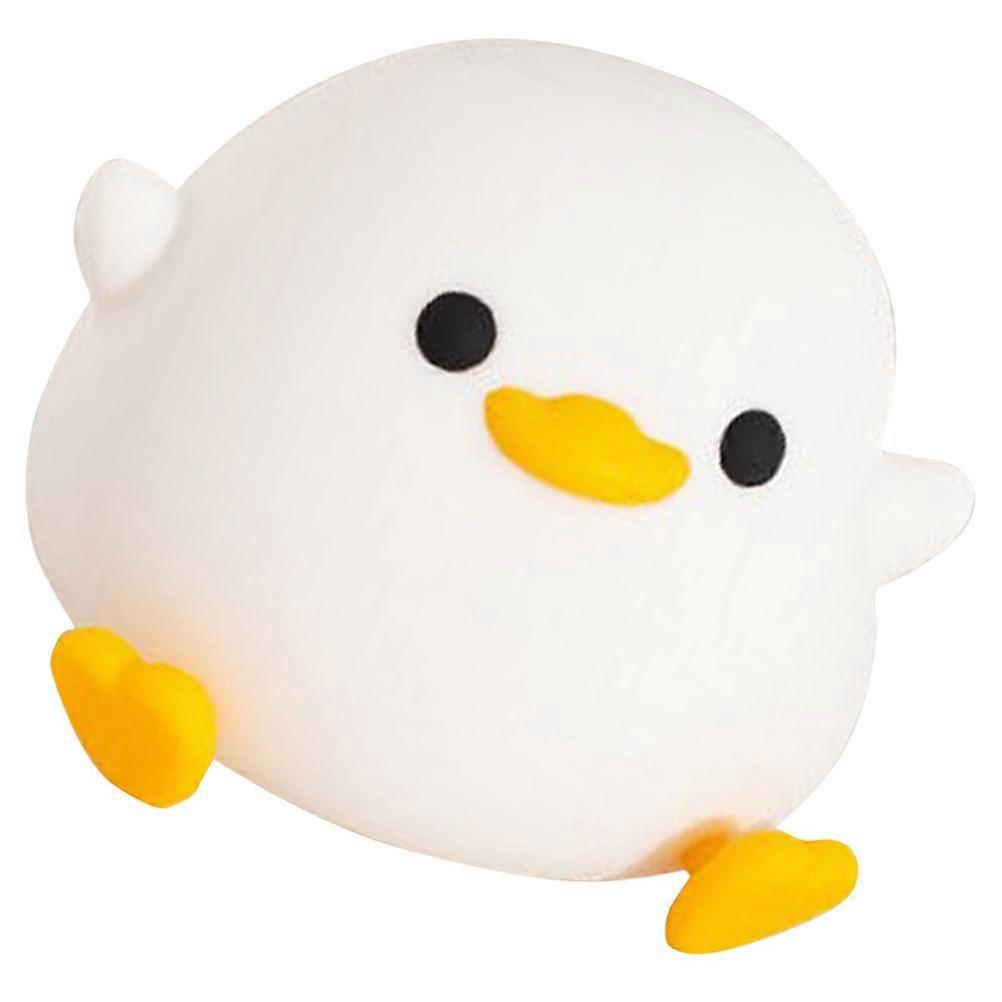 Bedside Night Light Cartoon Duck Lamp Adjustable Brightness Portable Light for Bedroom 12x10.5cm Multi Color 1Pack