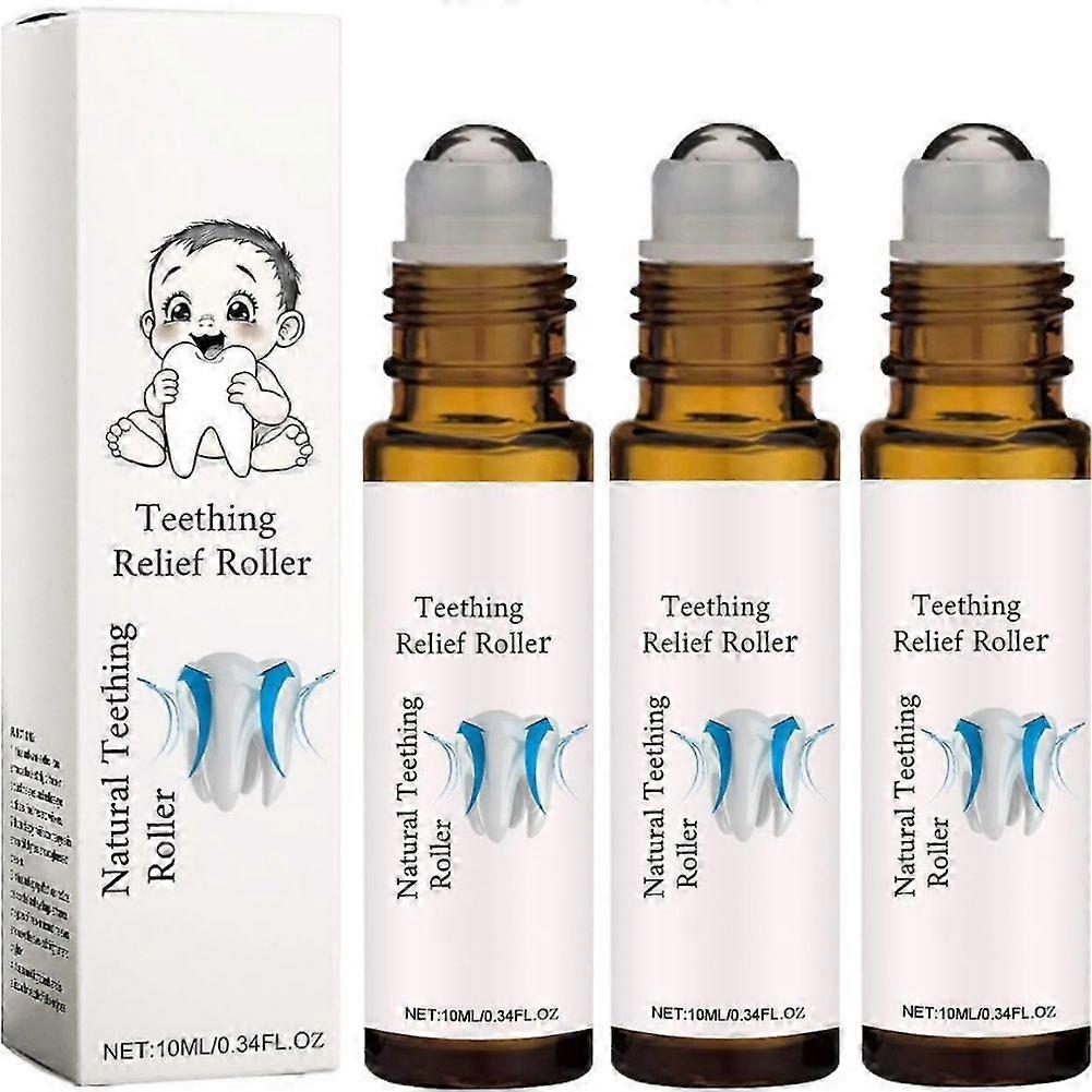 Teething RollerTeething Natural Roller Teething Roller Natural Oil Roller 10ml