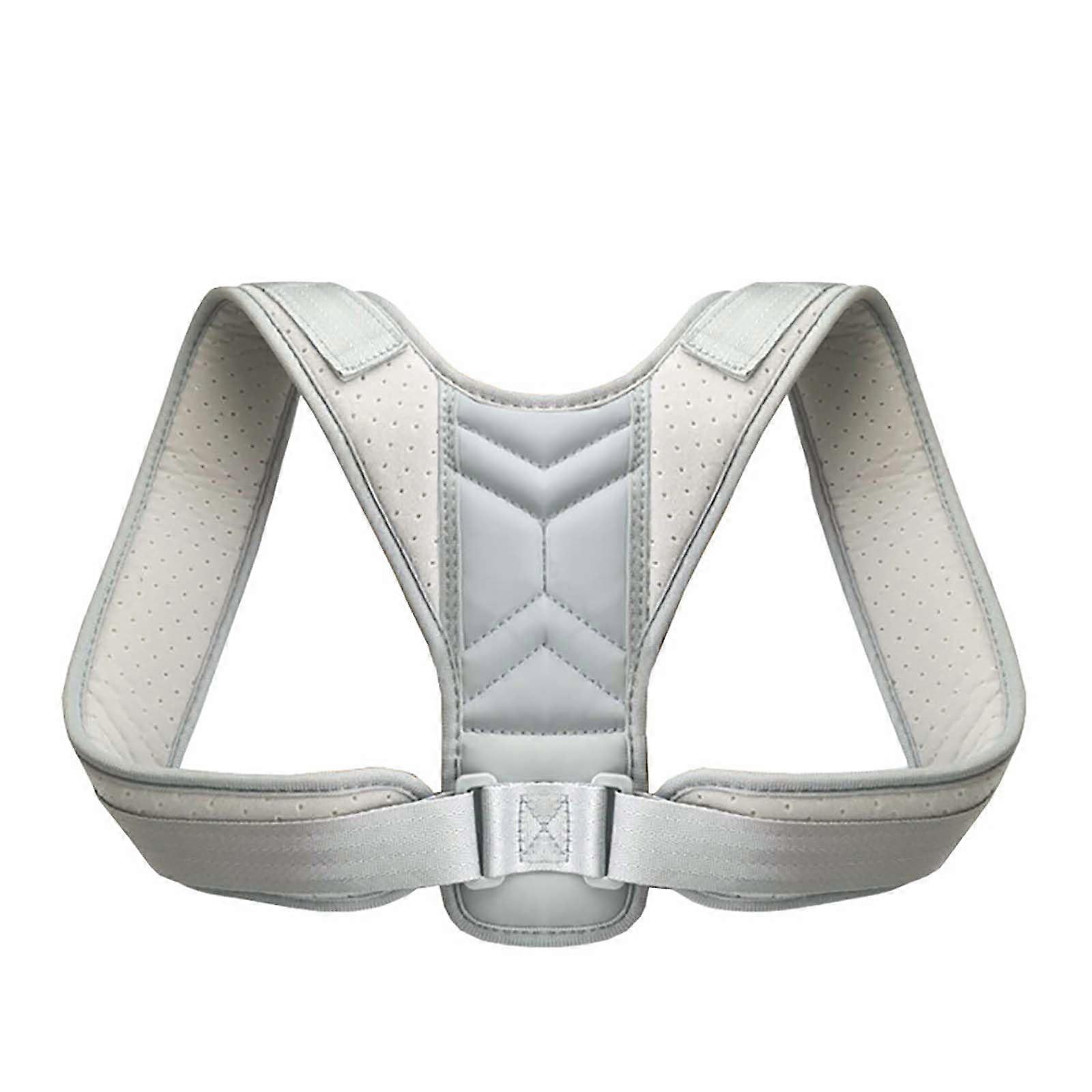 Adjustable Posture Corrector Belt for Back Posture, Unisex Shoulder and Clavicle Support, Size S, Black/Gray S