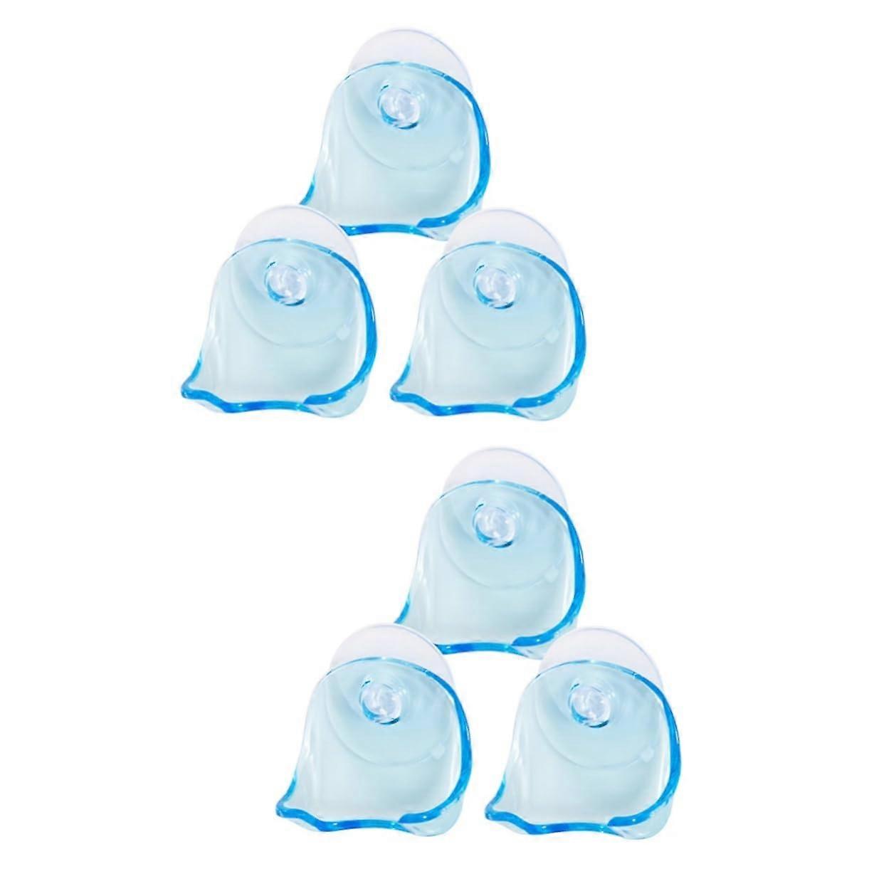 Pack of 6 Razor Holder with Suction Cup Razor Organiser Hooks for Vacuum Razor for Hanging Wall Mounted Razor Organiser Razor Wall Hook