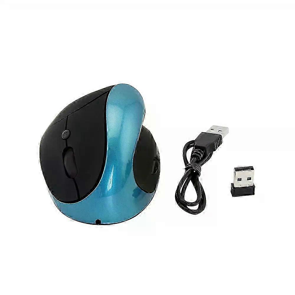 Wireless Vertical Mouse Ergonomic Design Rechargeable Plug And Play Smart Power-saving for Office PC Laptop Use