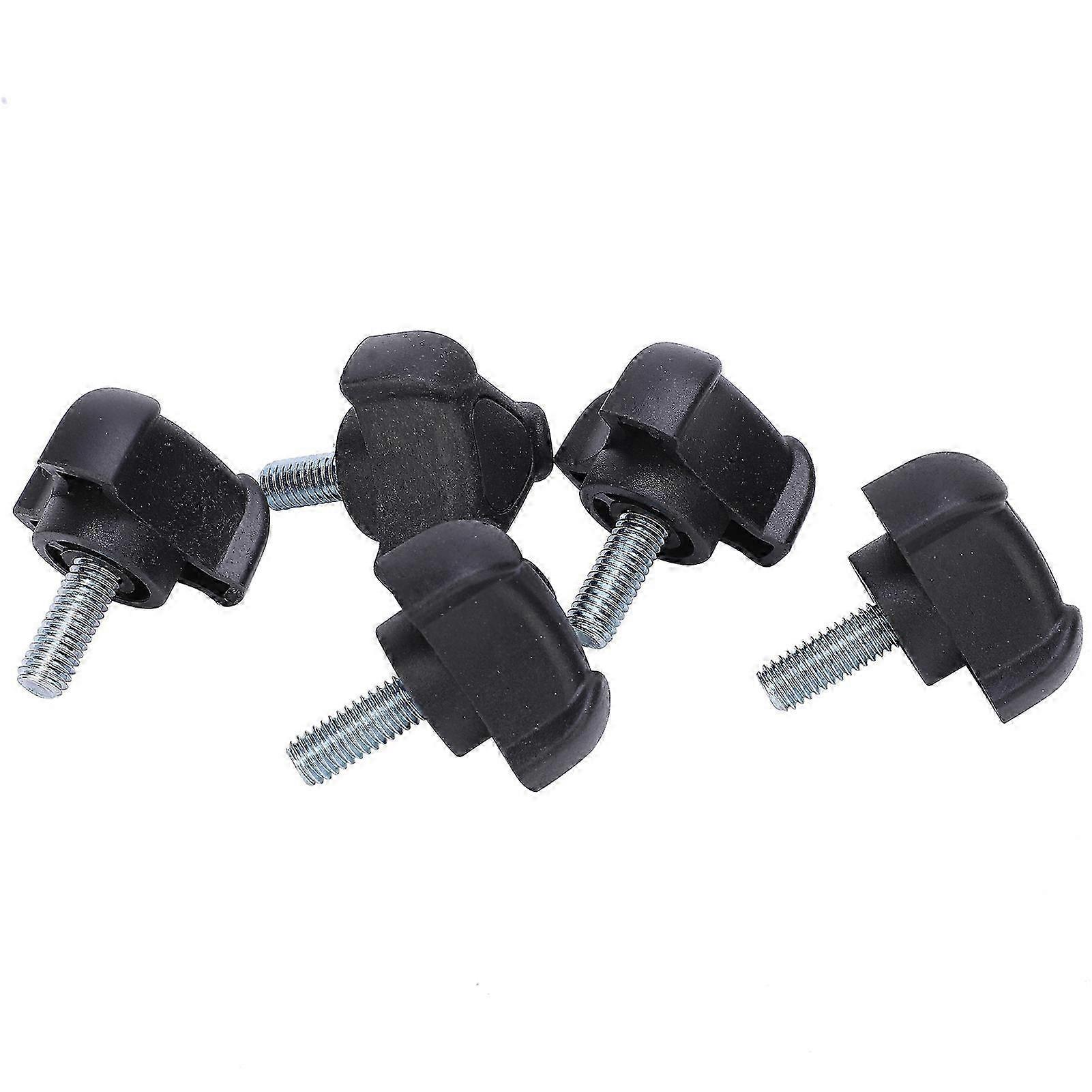 5Pcs M6 Plastic Triangular Head Arc Handle Screws Locking Bolt Fastener Accessory 15mm
