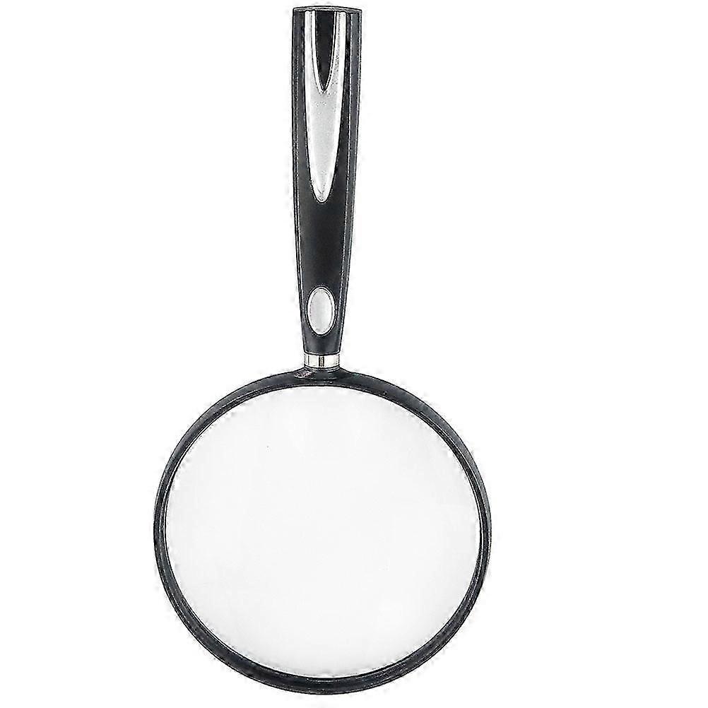 Handheld Magnifier Glass for Elderly Reading Tool 23.5X11.5CM Black Magnifying 1Pack