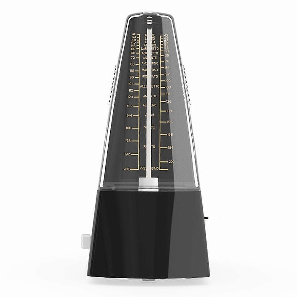Mechanical Metronome, Universal for Guitar, Violin, Piano, Musical Instruments, Practice Tool, Black, Easy to Install, Simple to Use Ref: 3825