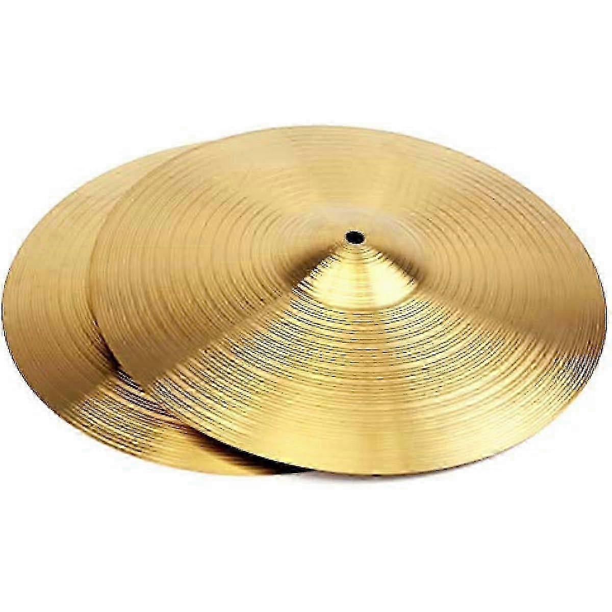 1 Piece Sturdy Hi-Hat Cymbal suitable for Drum Players, 8-14 Inches Crash/Ride Brass Cymbal
