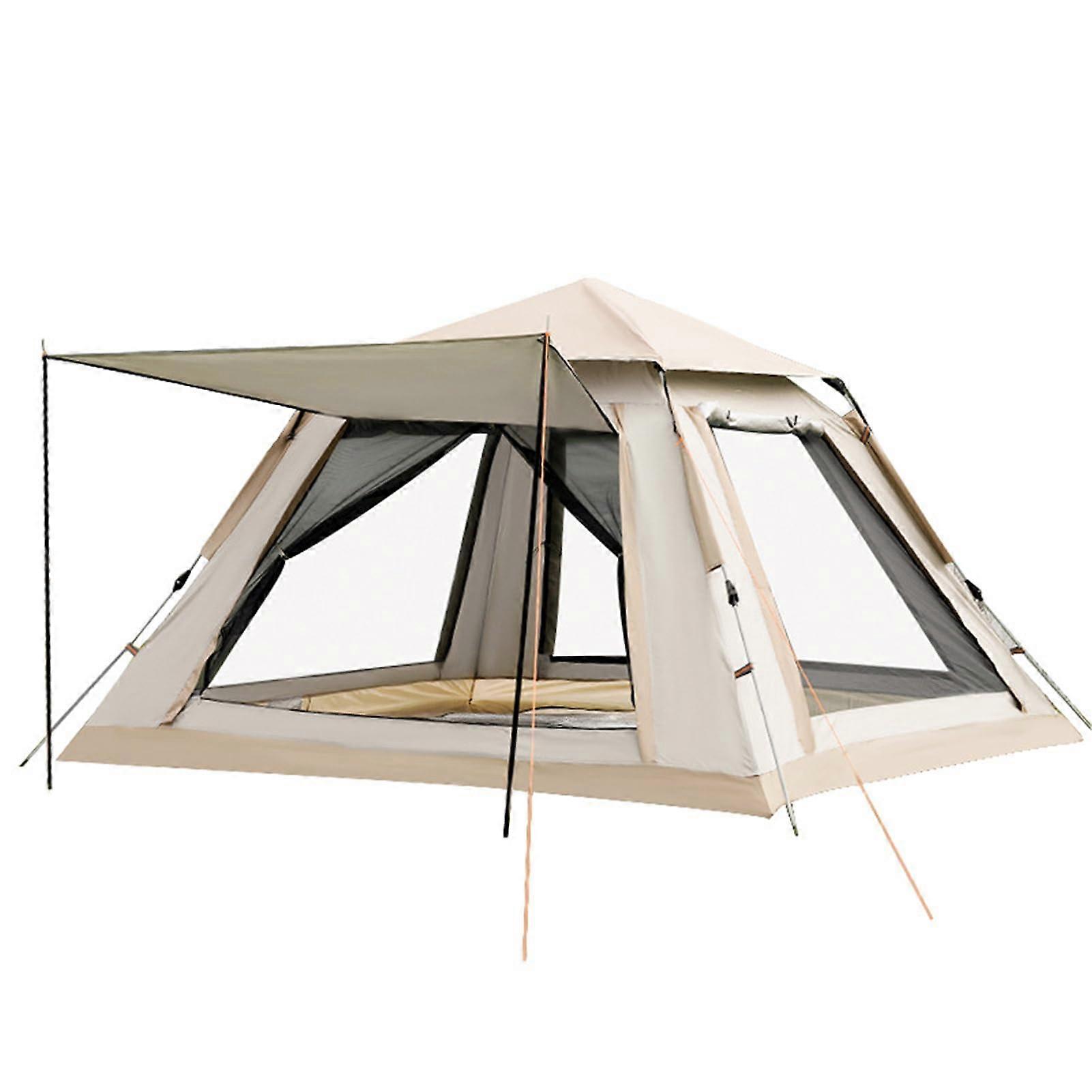 Portable Automatic Pop-Up Tent Family-Size Cabin-Style Camping Tent For Hiking And Climbing, Easy Setup