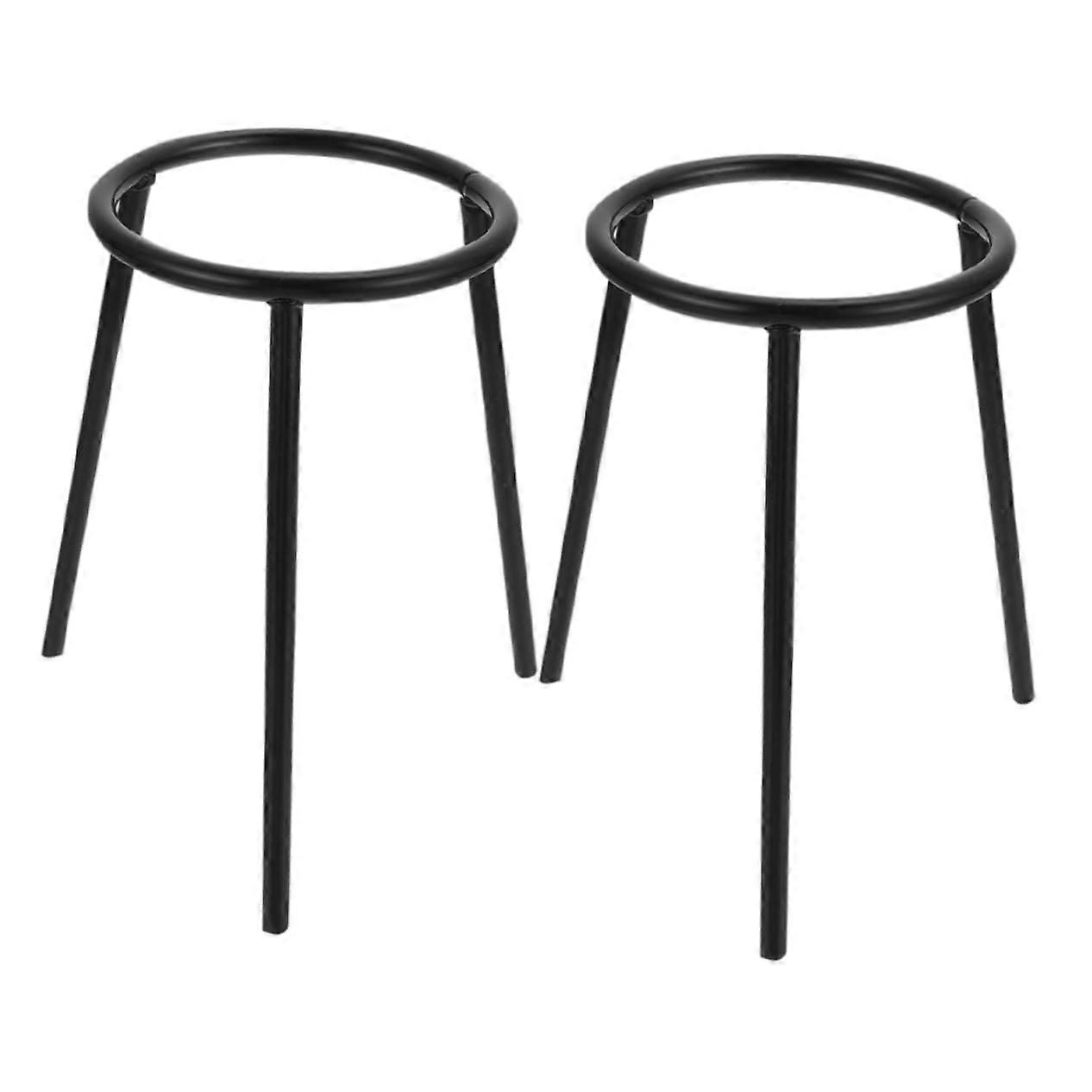 2 Pieces Laboratory Heating Lamp Holder Sturdy Iron Stand for Lab Lights Heat Resistant for Chemical Biological Experiments Compatibility