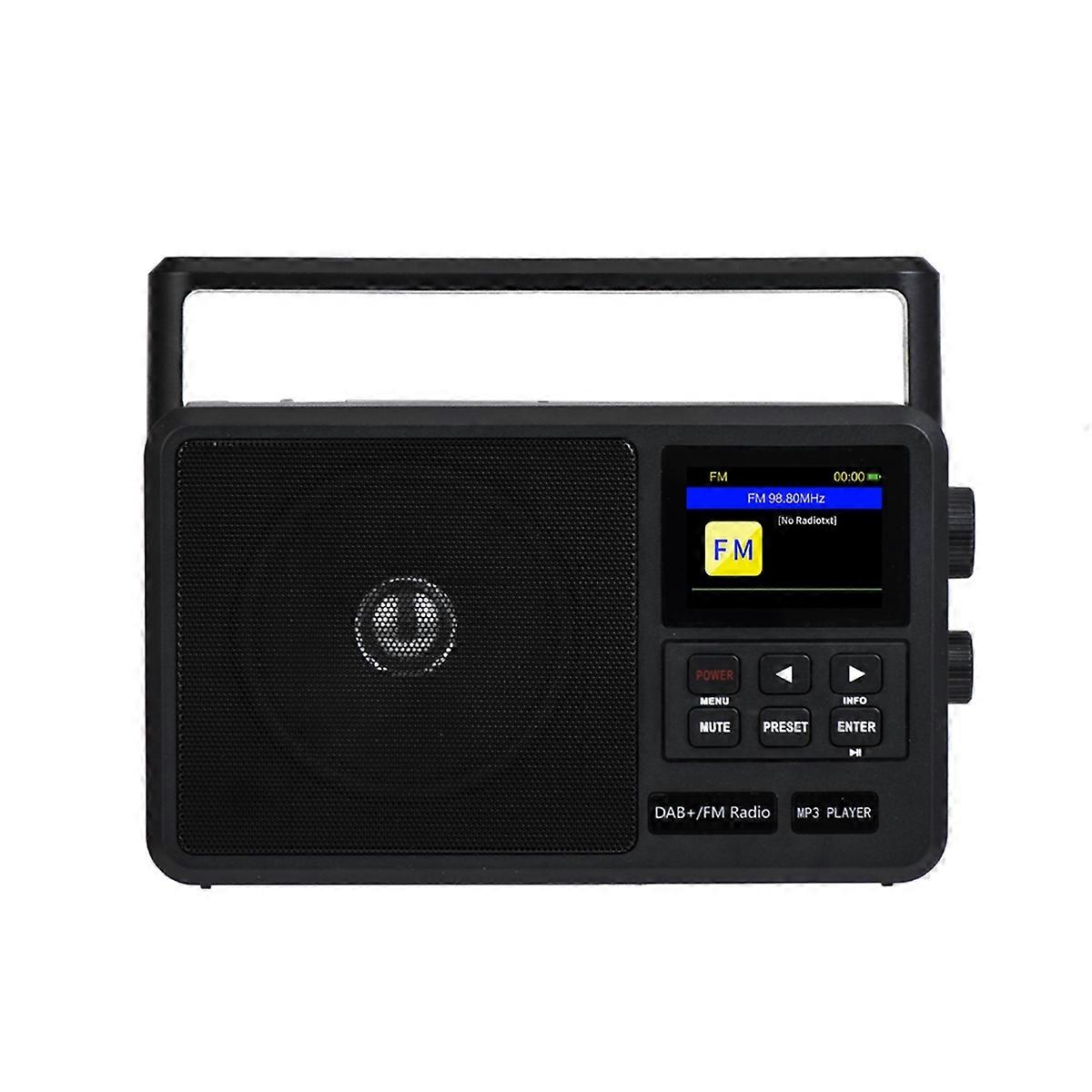 Internet Digital Radio Portable FM Radio Dual Power Modes Pocket Retro Radio EU PLUG