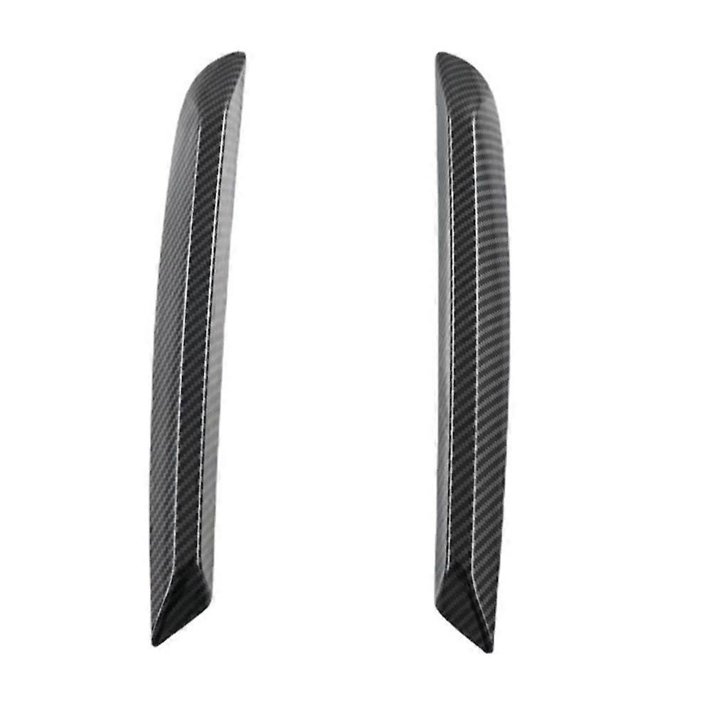 For MG 4 MG4 EV Mulan 2023 2024 Car Front Fog Light Lamp Cover Trim Sticker Accessories ,ABS Carbon Fiber