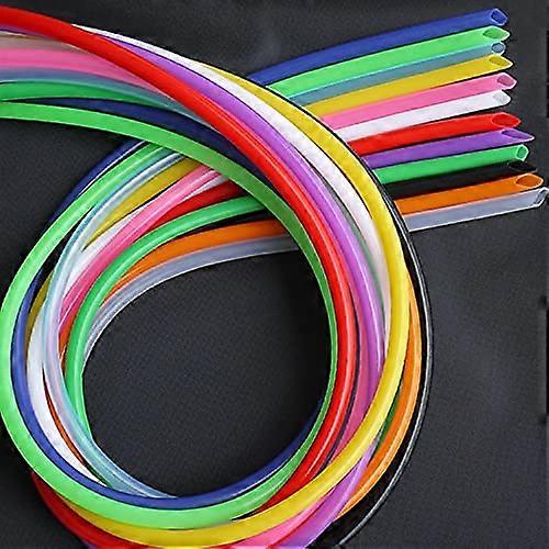 Silicone Hose, Colorful Non-Toxic Silicone Tube – 6mm x 8mm Inner Diameter, 1m Food-Grade Clear Connector