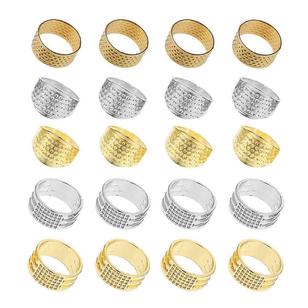 Here's a well structured product description for your **20pcs Copper Sewing Thimbles**:
### **20pcs Copper Sewing Thimbles – Durable & Flexible