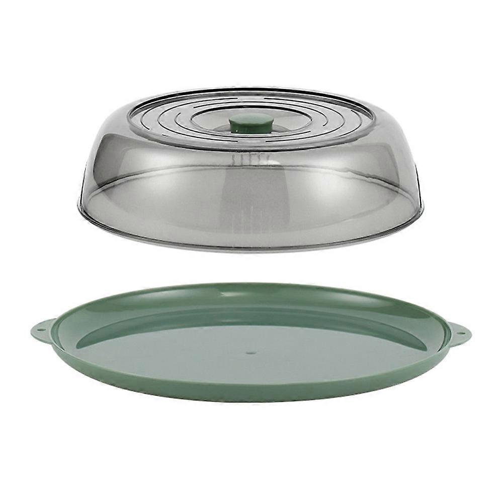 Food Keep Cover Round Shape For Home Use Green 28x28cm Fly Proof 1Set