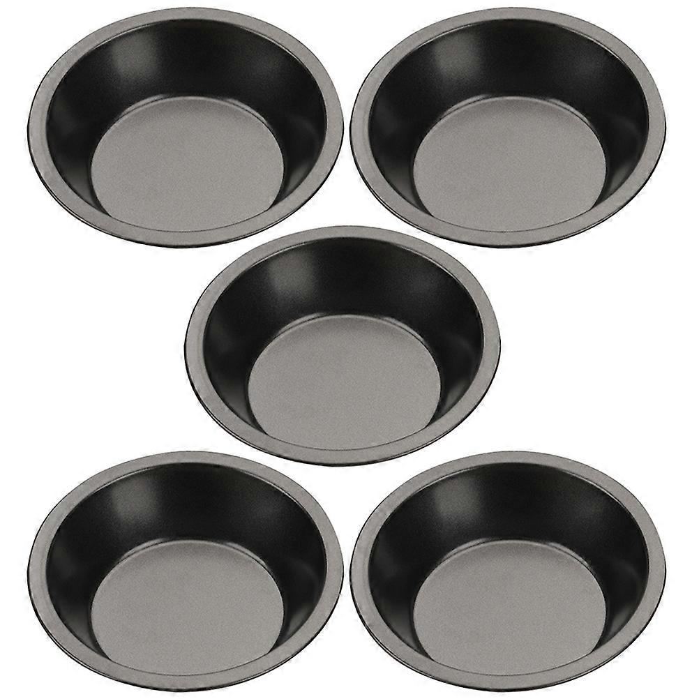 Nonstick Round Baking Pan Pizza Baking Pans Thermal Conductivity 5Pcs