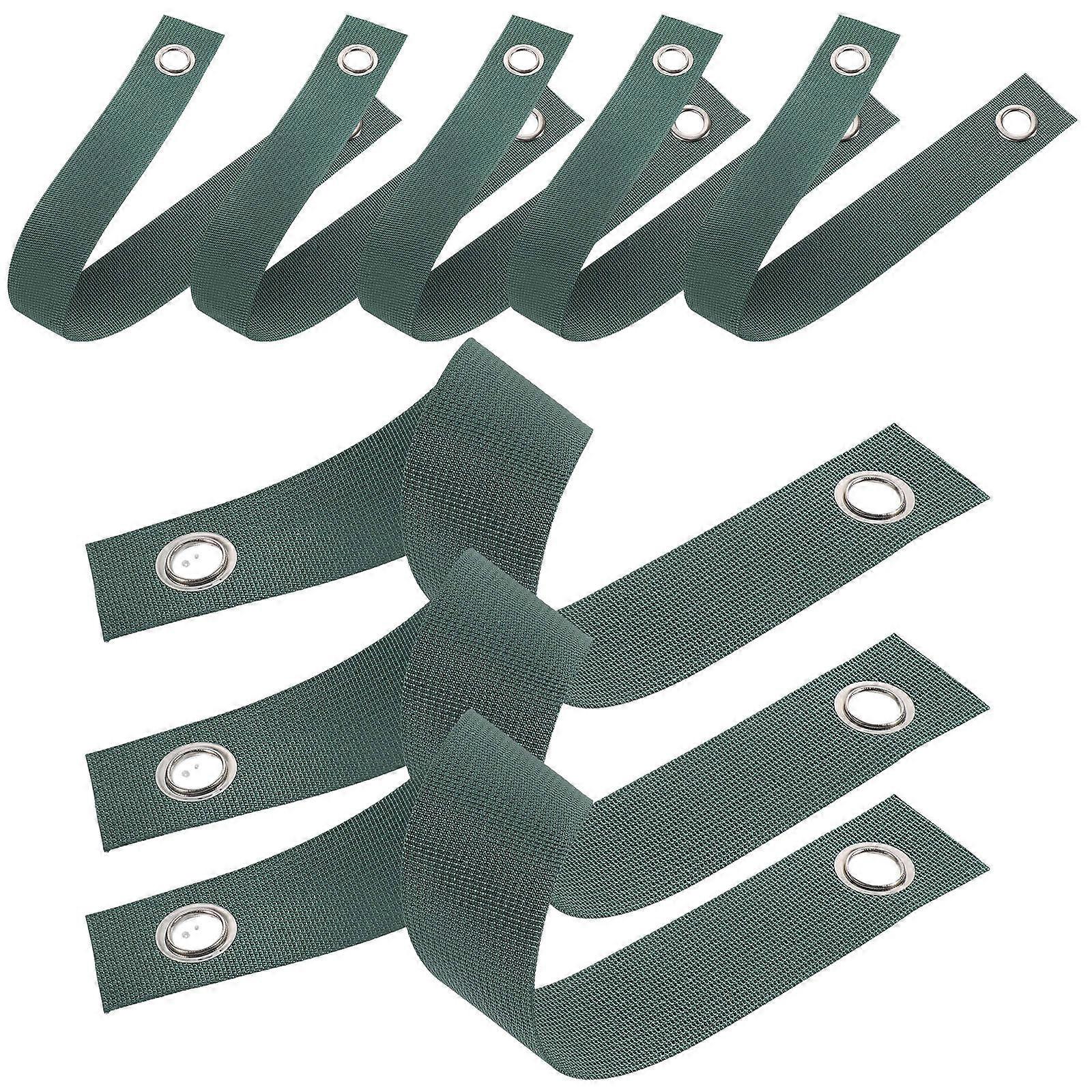 8pcs Tree Support Straps with Grommets for Staking Newly Planted Trees – Durable Plant Ties for Wind and Hurricane Protection