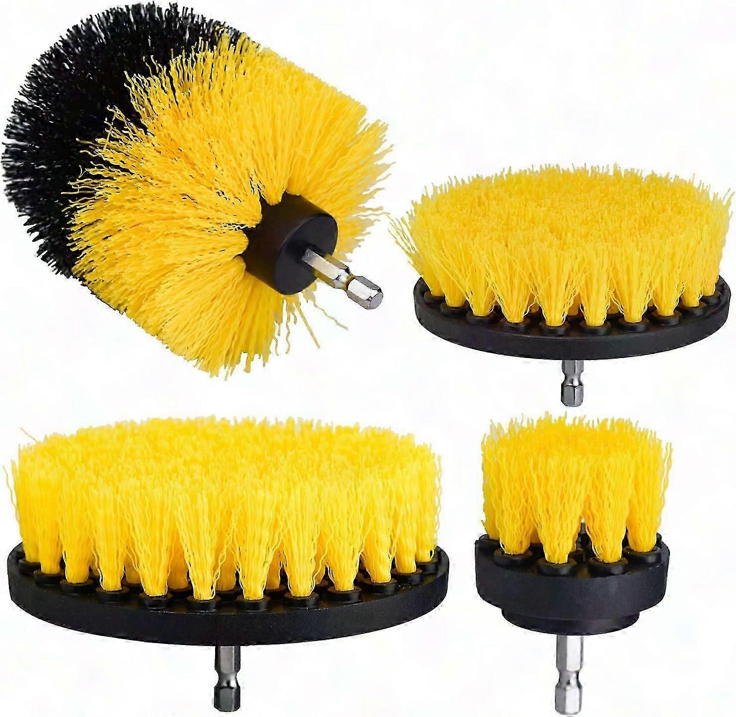 Electric Drill Cleaning Brush Set