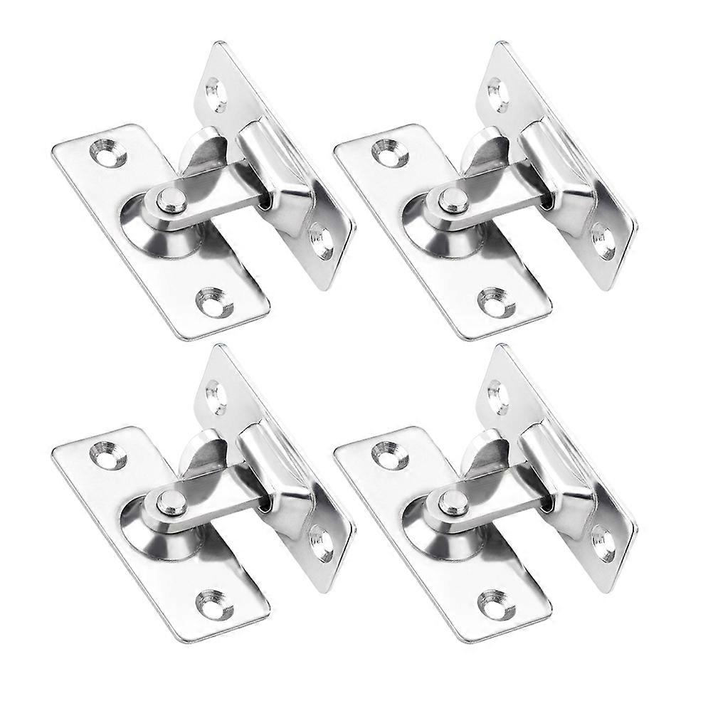 直角ボルト4個90度正方形のドアロックセキュリティ住宅所有者のためのDIY愛好家シルバー