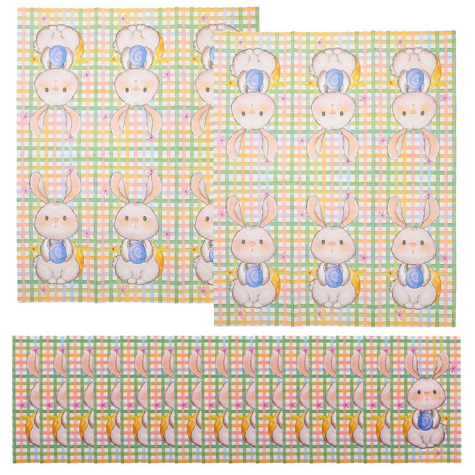It sounds like you're describing a product listing for **Easter themed paper napkins**. Here's a polished and professional version of that