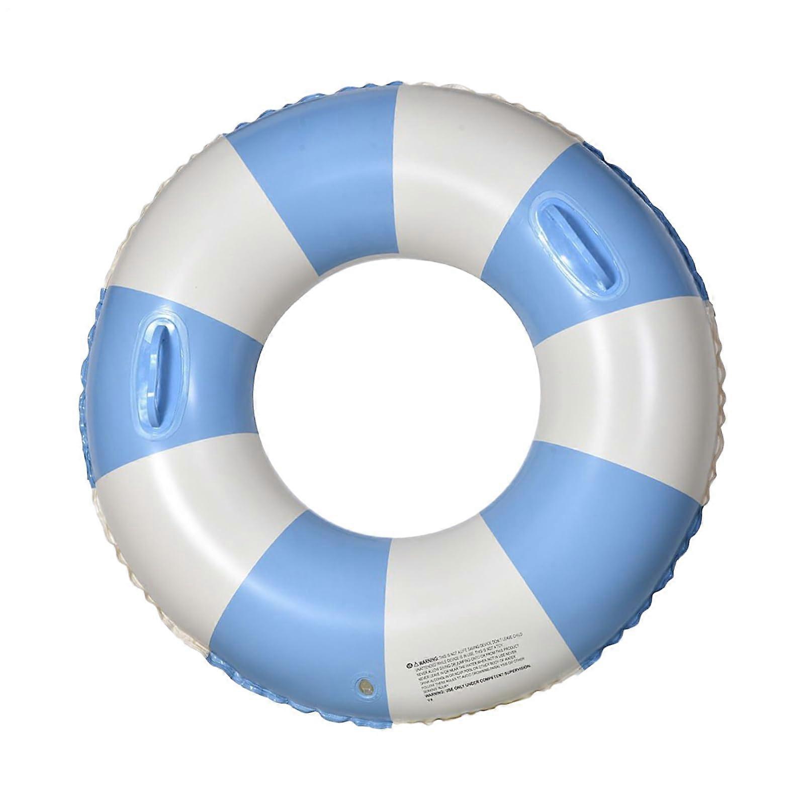 Inflatable swimming rings, summer, pool, beach, party, swimming float, thickened antirollover striped floatie with handles