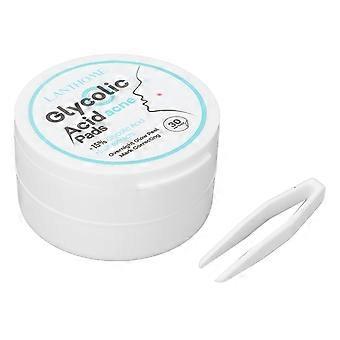 Lanthome 30Pcs Glycolic Acid Tablets Anti Aging Skin Care Resurfacing Pads Blackhead Pimples Remover for Face