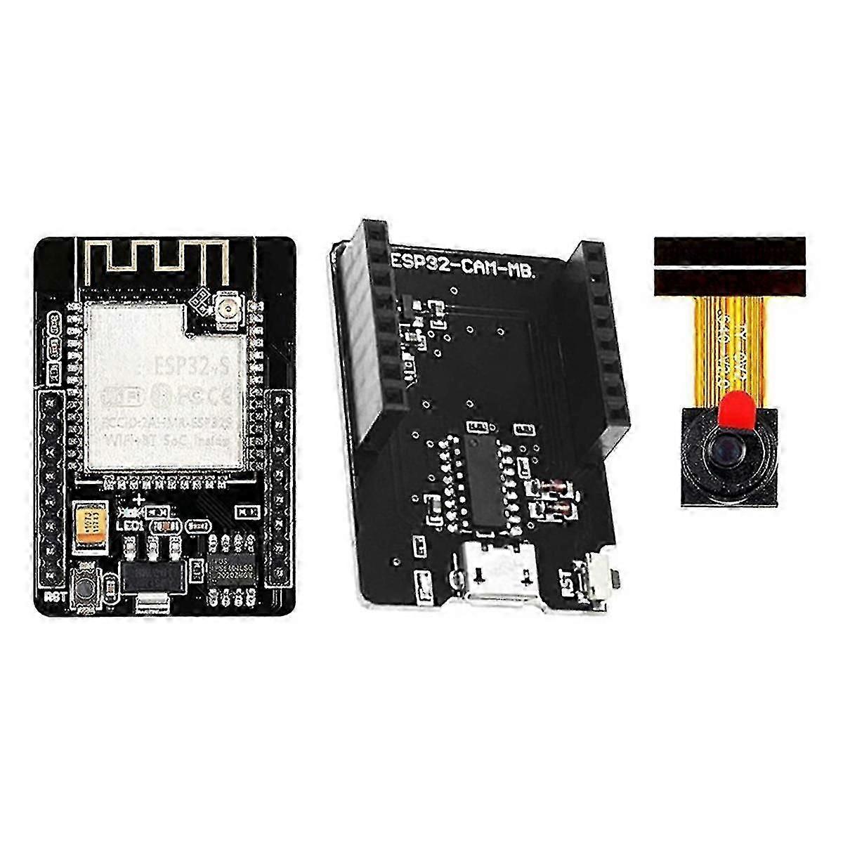 ESP32-CAM ESP32-CAM-MB MICRO-USB ESP32 Seriell till WiFi ESP32 CAM Utvecklingskort CH340 5V Bluetooth