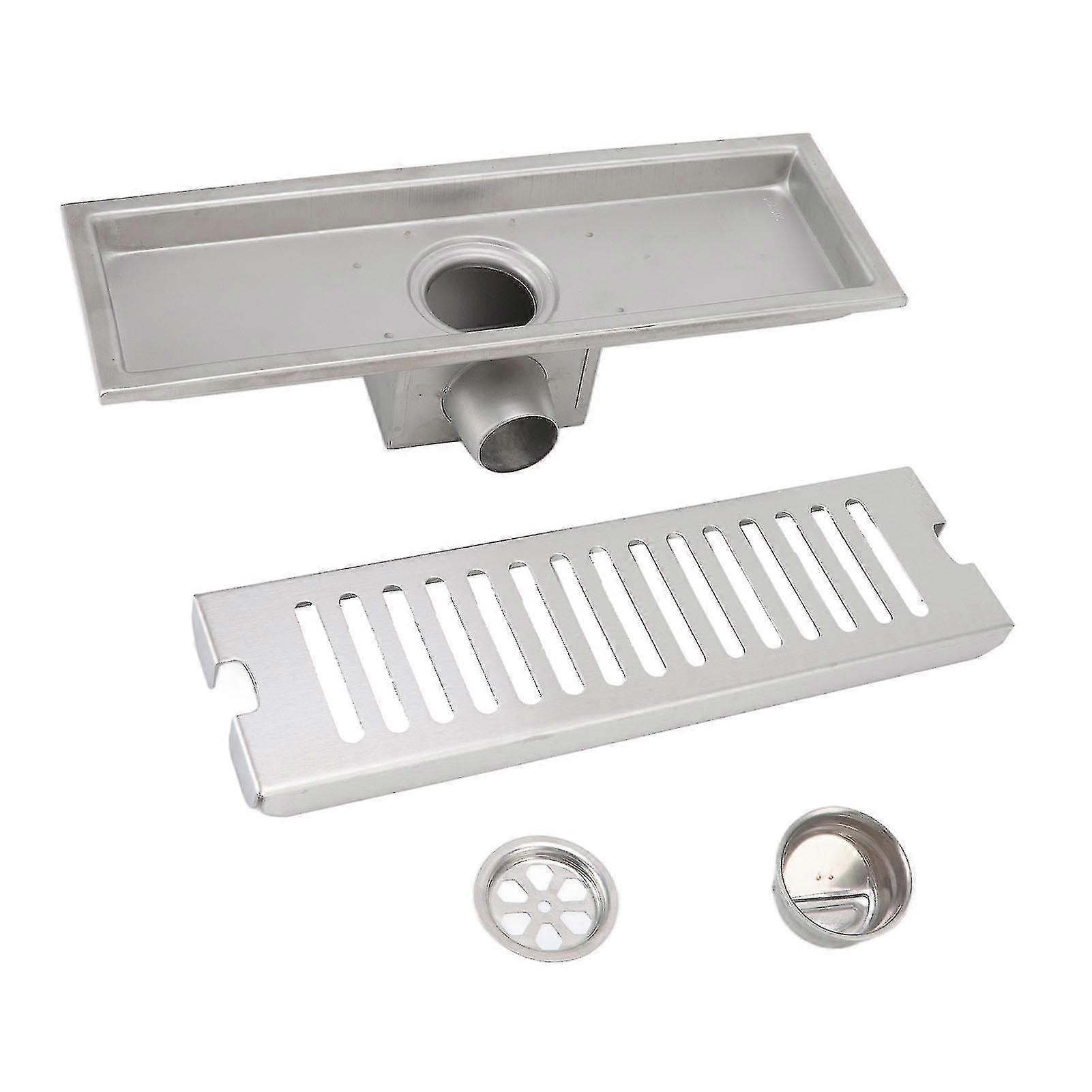 2025 Innovative Linear Shower Drain, Quick Drainage Anti Clog Check Valve Design, Adjustable Feet Support for Perfect Alignment, Suitable for Bathroom