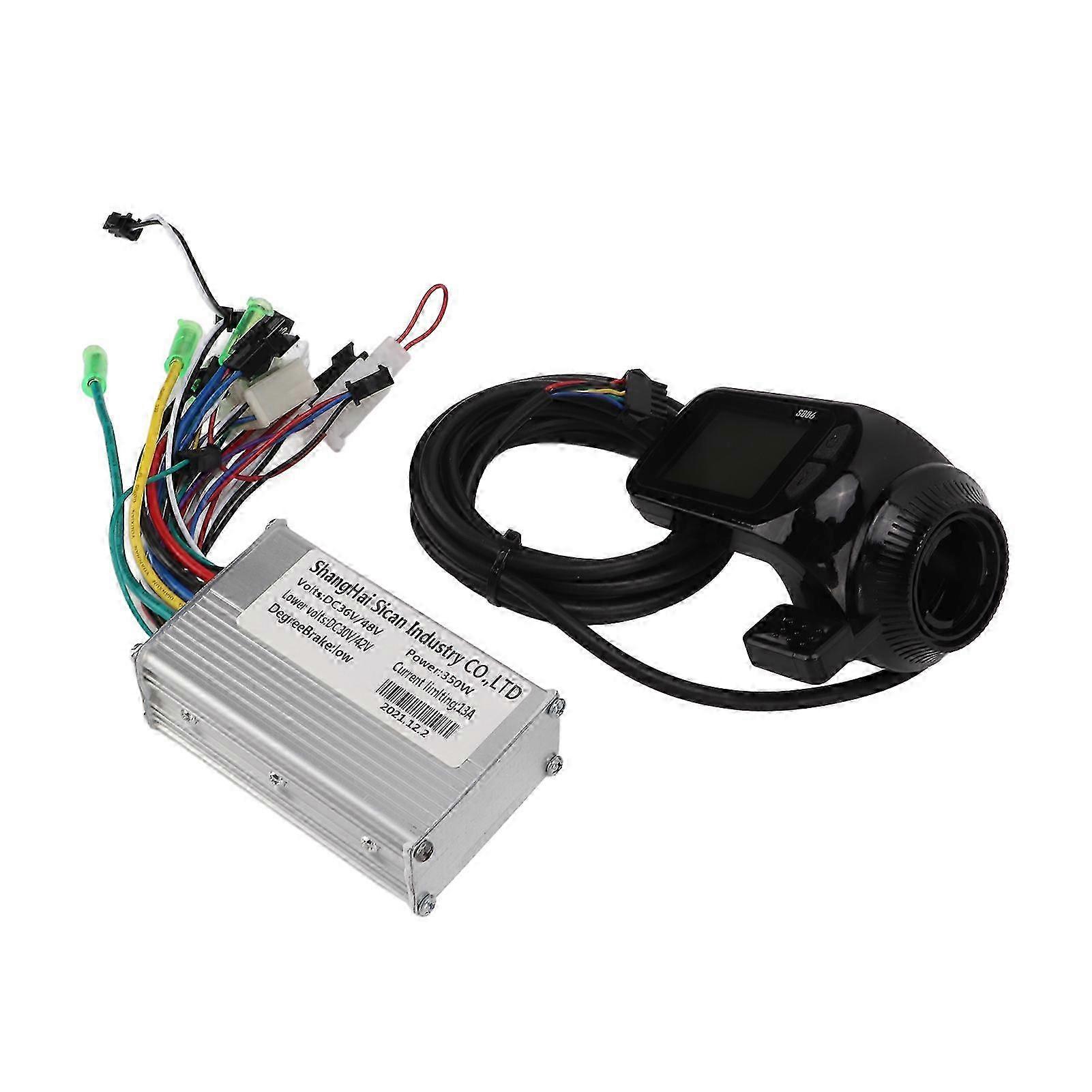 350W Brushless Motor Controller with LCD Display Panel for Electric Bicycle or Scooter