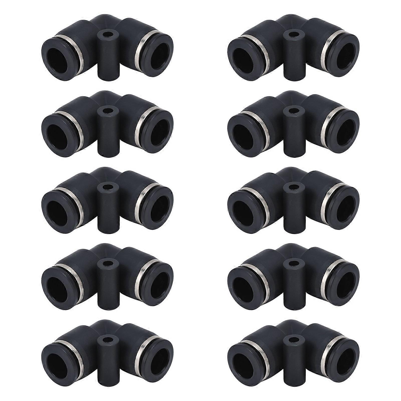 10pcs Pneumatic Connector Durable ABS Replaceable Practical Connecting Accessories for Automation Equipment16