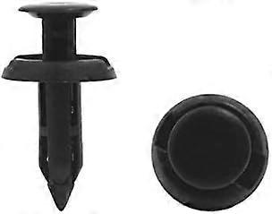 Size: 16 x 28mm/0.63" x 1.1"(Max.D*L); Color: Black; Product Name: Clips/Rivets/Fastener