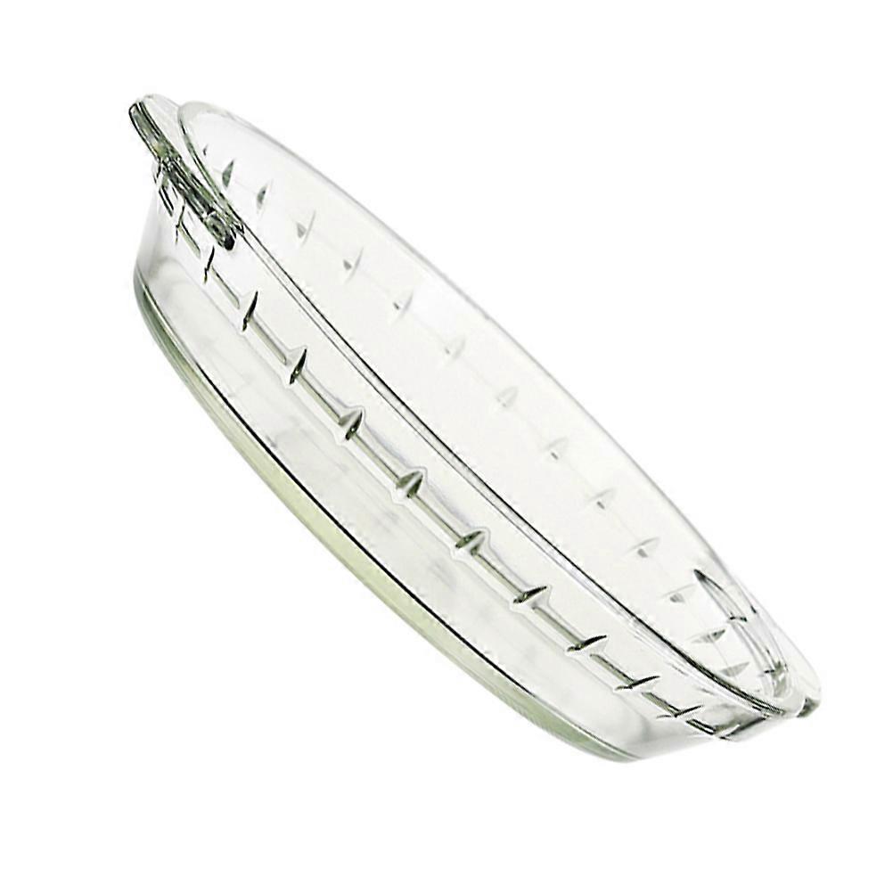 Heat Resistant Tempered Glass Cooking Pan for Microwave and Baking – Scratch Resistant, Even Heat Distribution, Easy Clean Surface