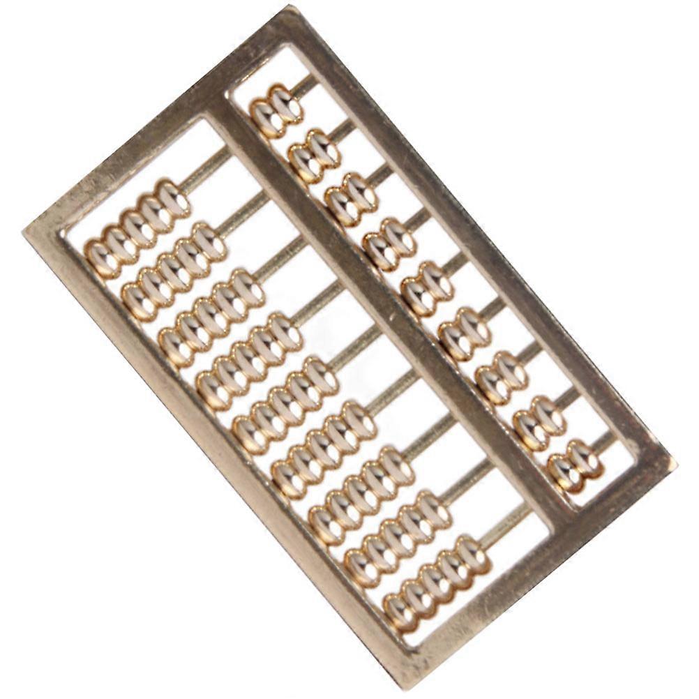 Brass Abacus Key Ring Pendant Mini Abacus Key Chain Accessory