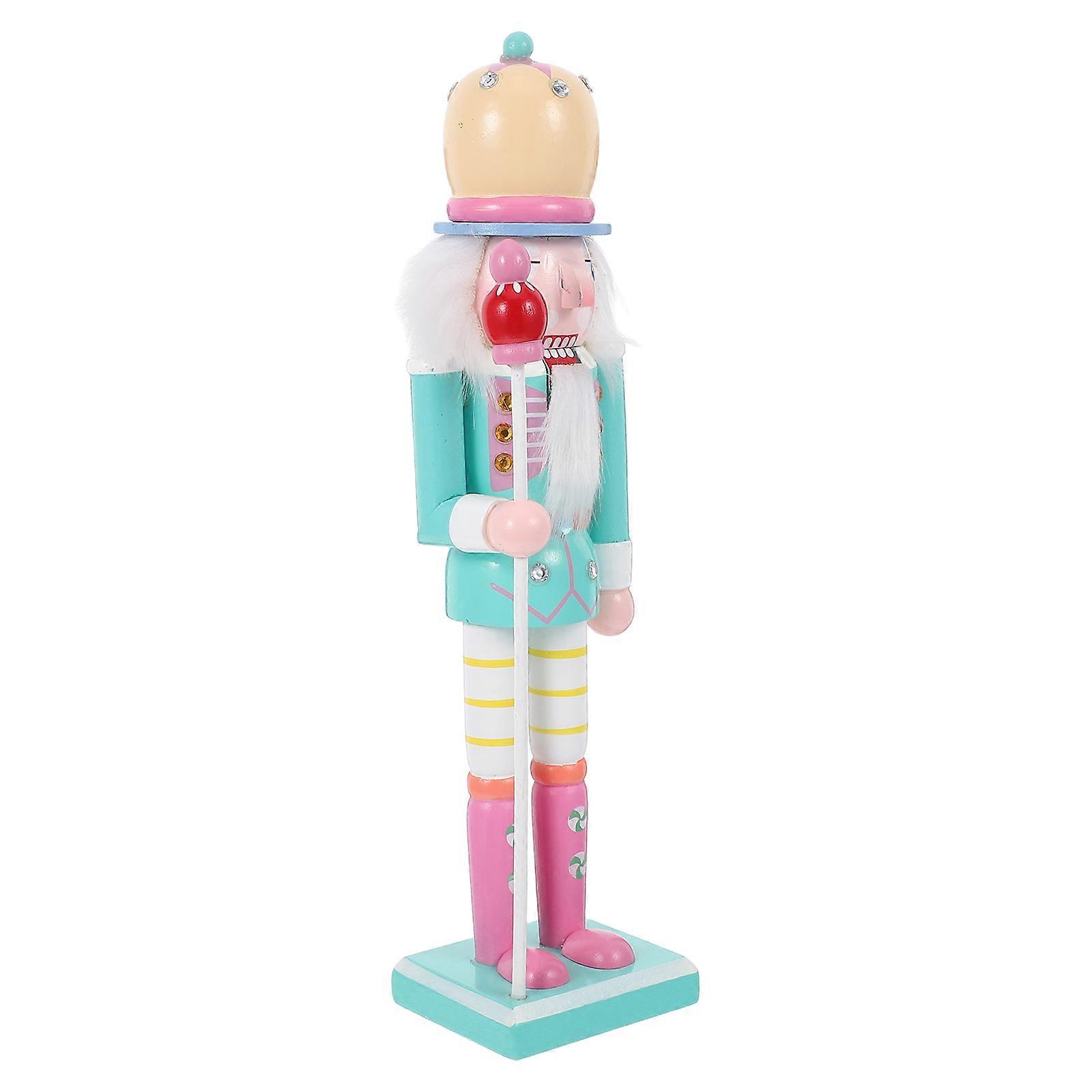 Christmas Nutcrackers Table Decor Nutcracker Statue Classic Charm Desktop Nutcracker Decor 30.00X8.00X7.50CM