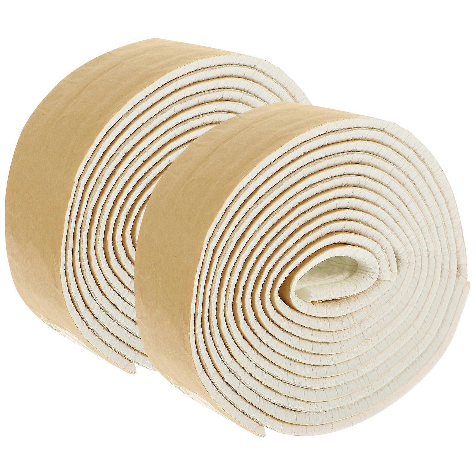 Adhesive Foam Trim for Home Use White Self-adhesive Wall Corner Molding 2 Pcs