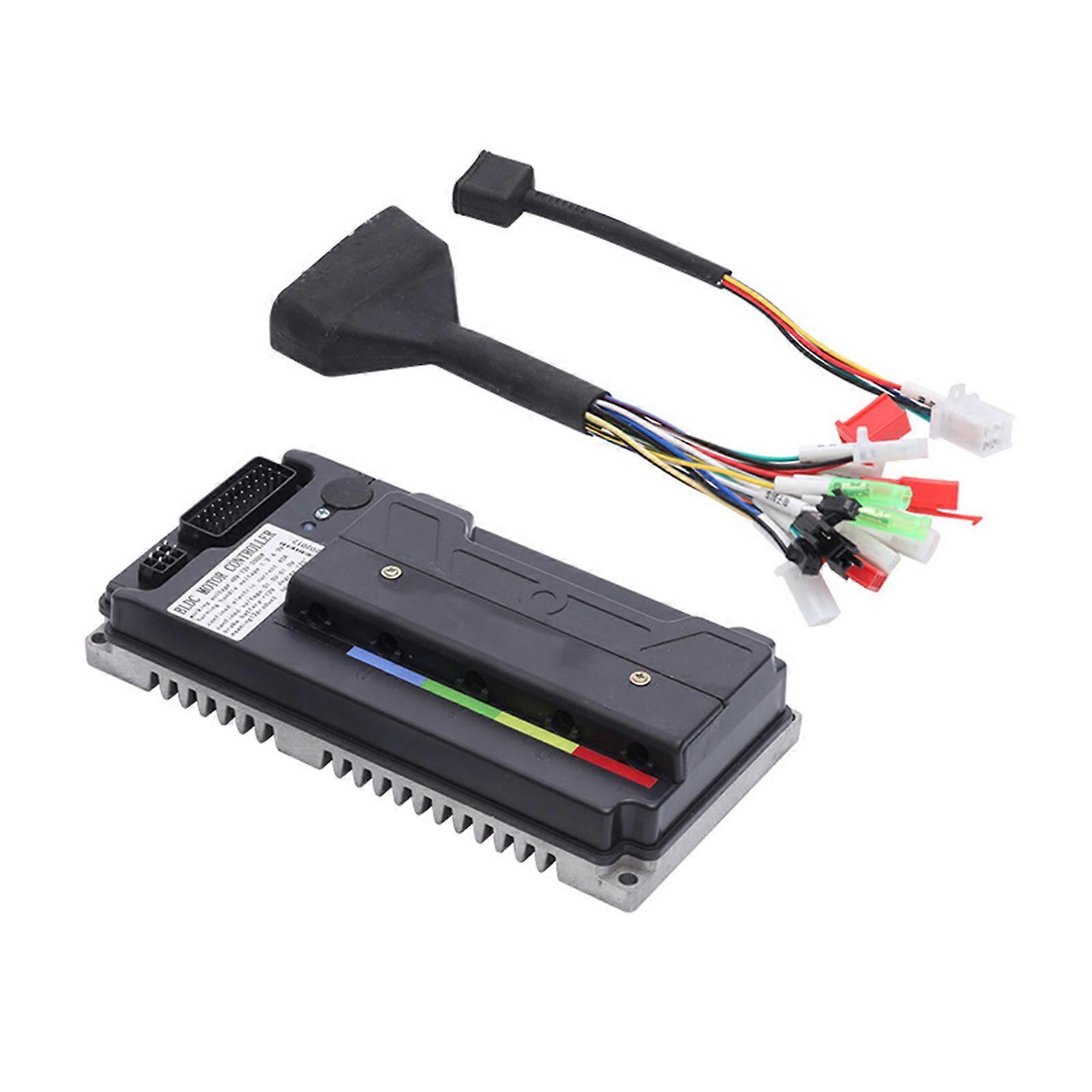 Brushless Motor Controller Modified Accessories BLDC Motor Controller 60-72V Sine Waves Motor Speed Controller 3000W 80A Multicolor